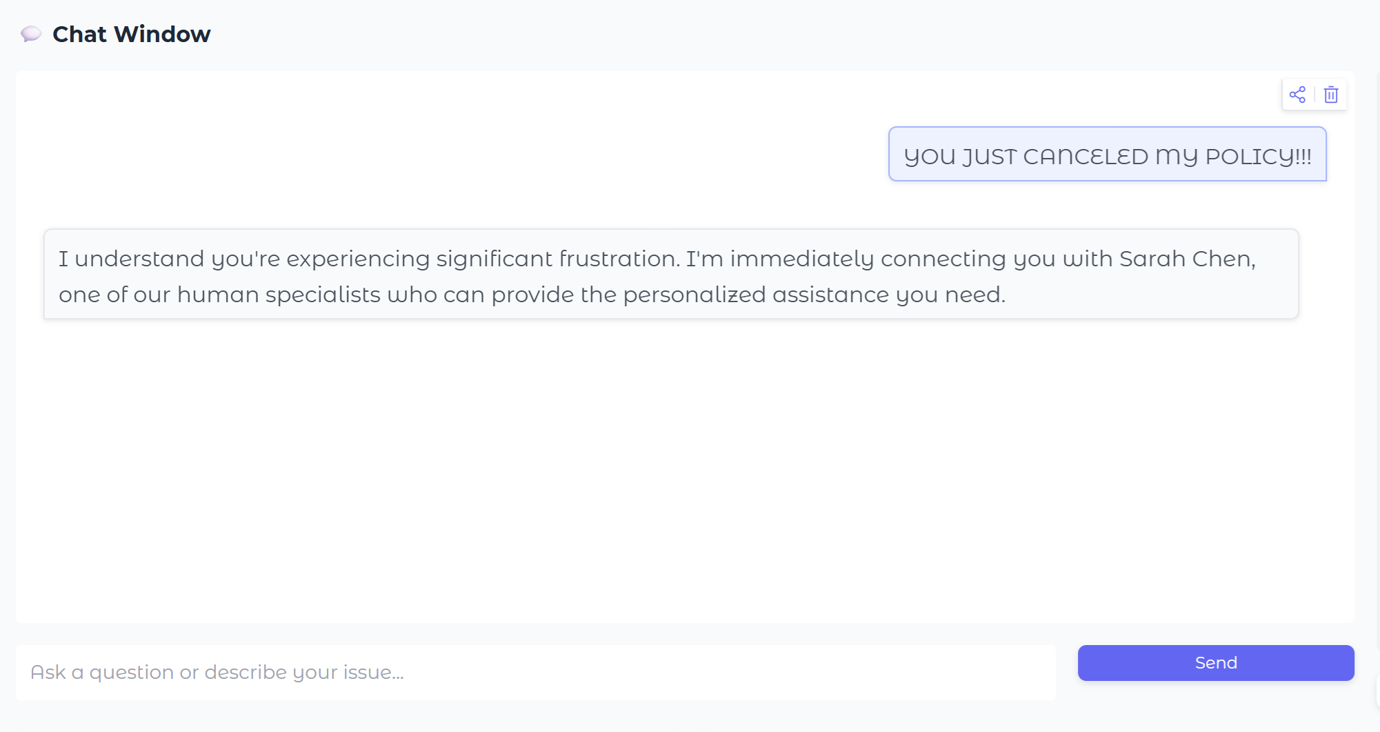 Chat Interface